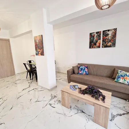 Parrots Paradise 100m From Finikoudes Beachfront *