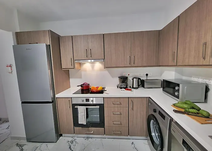 Parrots Paradise 100m From Finikoudes Beachfront Lárnaca